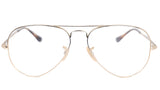 Lentes oftálmicos Ray Ban RB 6489 AVIATOR METAL II 2500 58 14 140