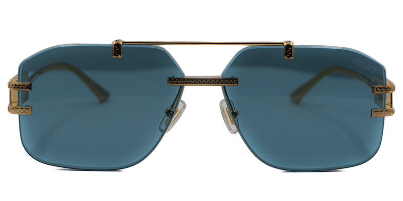 Lentes solar VERSACE MOD 2275 1002 80 60 13 140 2N