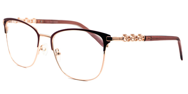 Lentes oftálmicos CLOE  VLE 41642 RGLD 55