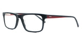 Lentes oftálmicos AXESS 5080BLACK RED 56 18 145 POM1