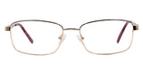 Lentes oftálmicos AXESS 6139 SH L GOLD 54 17 140 POM1