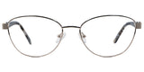 Lentes oftálmicos AXESS 6136 SH L GOLD BLACK 55 17 140 POM1