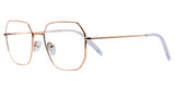 Lentes oftálmicos AXESS ONE 1011 SH L ROSE GOLD 56 19 142 POM8