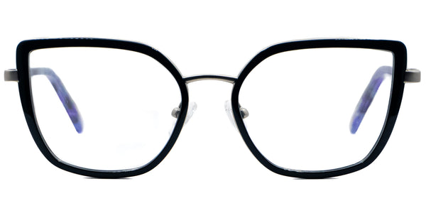 Lentes oftálmicos AXESS CLIP 2728 BLACK SILVER  54 18 145 POM7