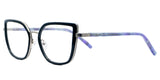 Lentes oftálmicos AXESS CLIP 2728 BLACK SILVER  54 18 145 POM7