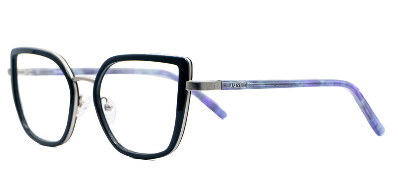 Lentes oftálmicos AXESS CLIP 2728 BLACK SILVER  54 18 145 POM7