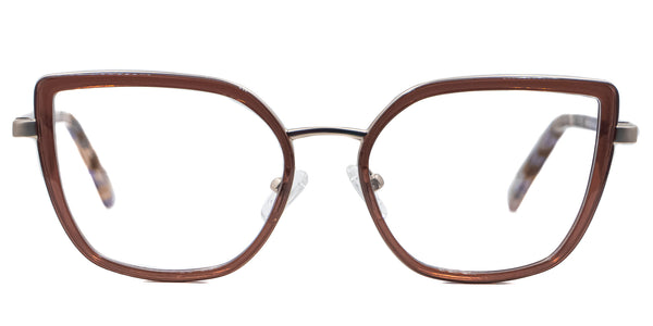 Lentes oftálmicos AXESS CLIP 2728 ROSY BROWN GOLD 54 18 145 POM7