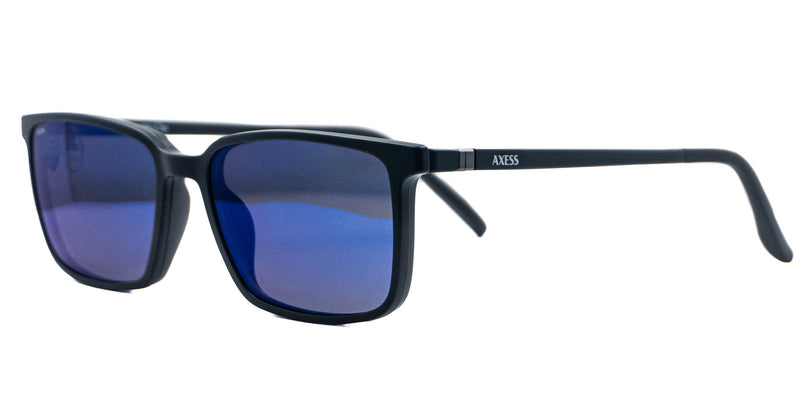 Lentes oftálmicos AXESS CLIP 6502 M BLACK BLUE 55 17 145