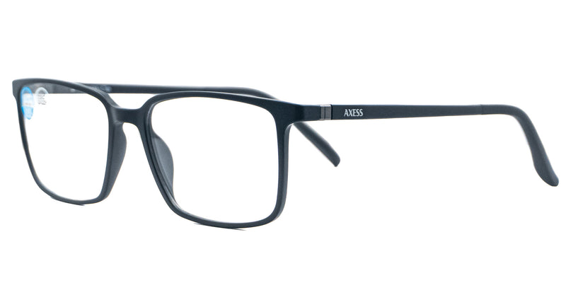 Lentes oftálmicos AXESS CLIP 6502 M BLACK BLUE 55 17 145