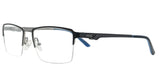 Lentes Oftalmicos AXESS 6117 M D GUN 55 17 140 POM1