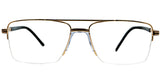Lentes Oftalmicos FREED MAN MOD 028 C1 GOLD