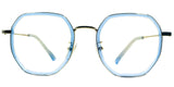 Lentes Oftalmicos EMILIA ANA EA BL 811 46 44 22 142 CELESTE