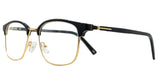 Lentes Oftalmicos SARAH BUSTANI SB1537 BLACK 54 18 140 CLIP AMARILLO
