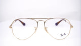 Lentes oftálmicos Ray Ban RB 6489 AVIATOR METAL II 2500 58 14 140