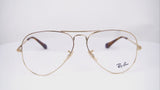 Lentes oftálmicos Ray Ban RB 6489 AVIATOR METAL II 2500 55 14 140