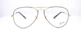 Lentes oftálmicos RAY BAN RB 6489 AVIATOR METAL II 3175 58 14 140